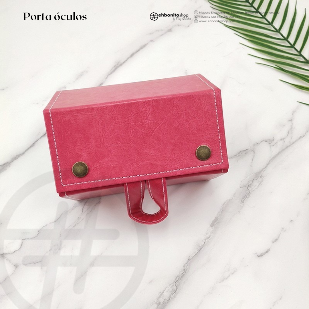 Organizador de Óculos com 5 Compartimentos, Caixa de Armazenamento de Óculos em PU, Expositor para Múltiplos Óculos - EhbonitoshopMoz