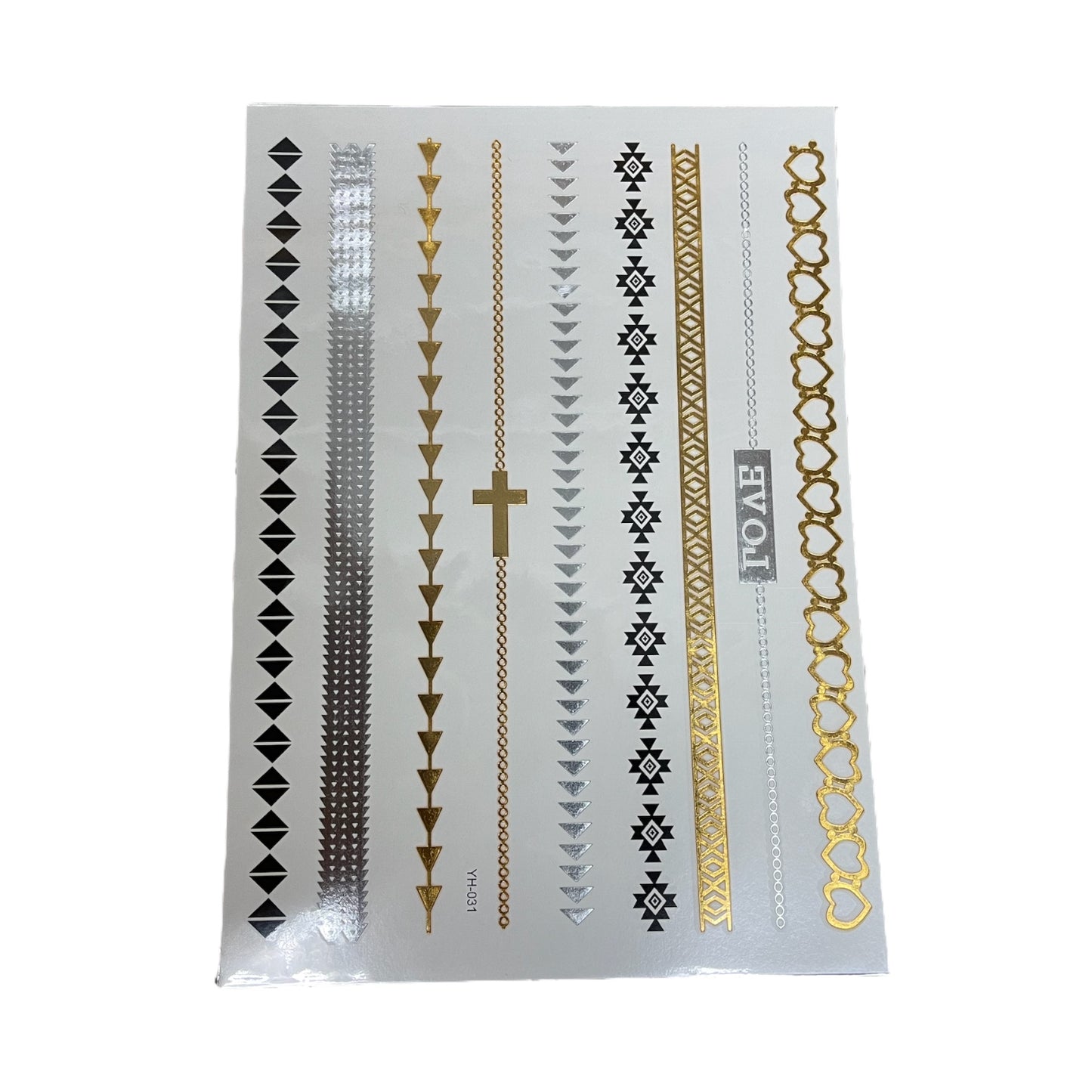Tatuagem temporária Dourada - EhbonitoshopMoz
