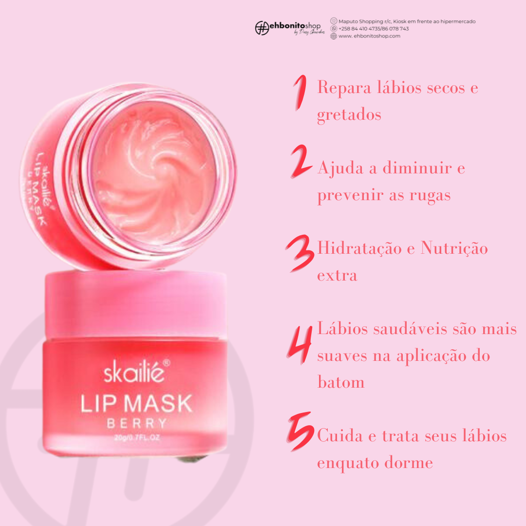 Máscara de lábios Noturna - SKAILIE - EhbonitoshopMoz