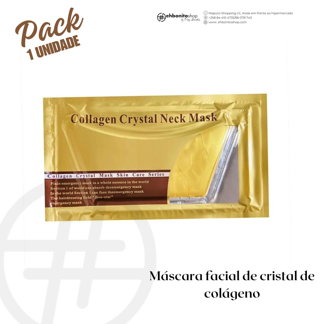 Máscara de Cristal de Colagénio para o pescoço - EhbonitoshopMoz
