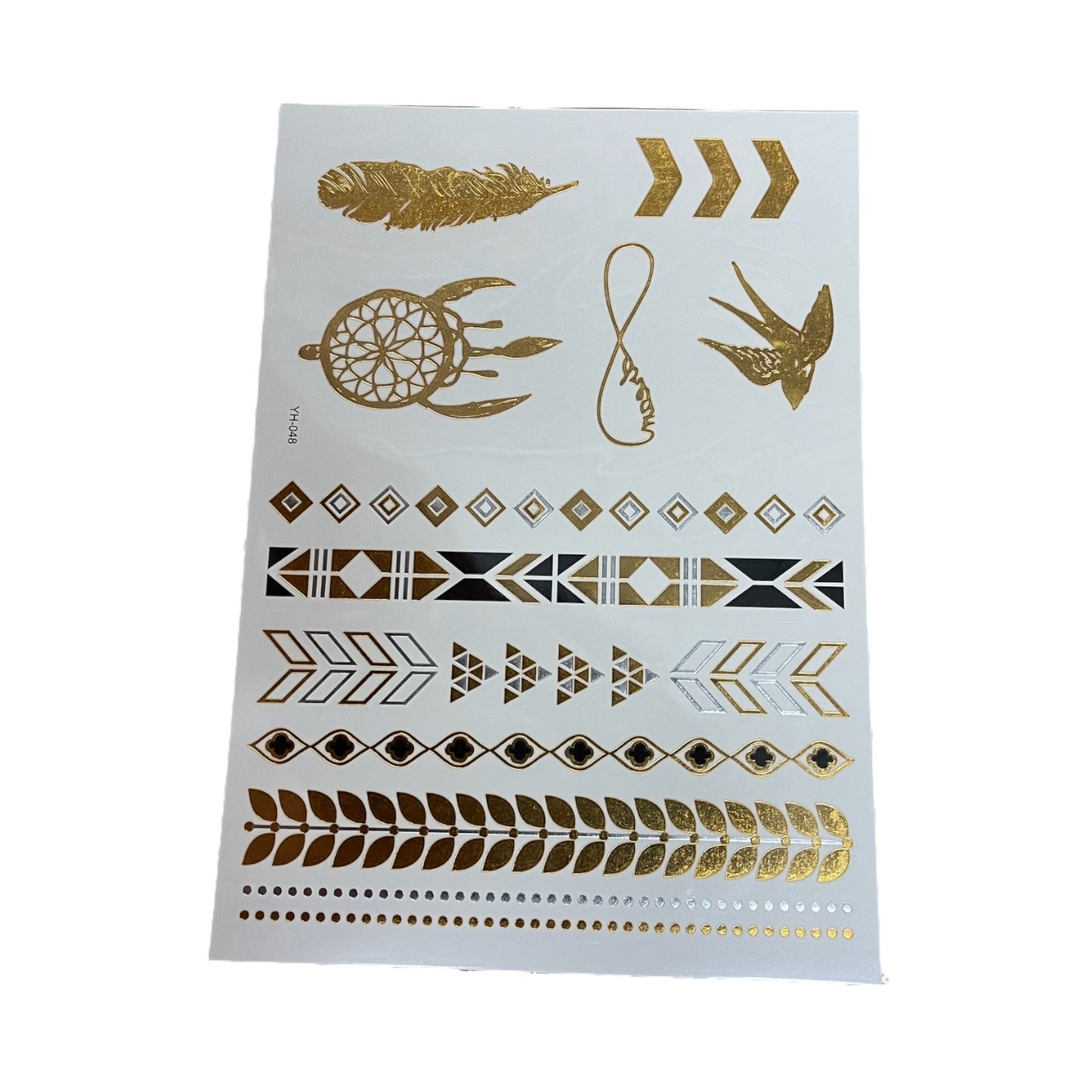 Tatuagem temporária Dourada - EhbonitoshopMoz
