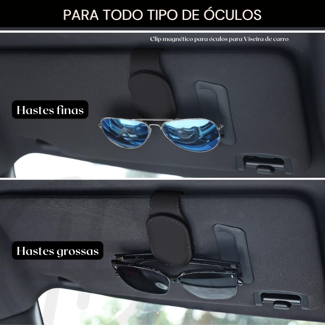 Clip magnético para óculos para Viseira de carro - EhbonitoshopMoz