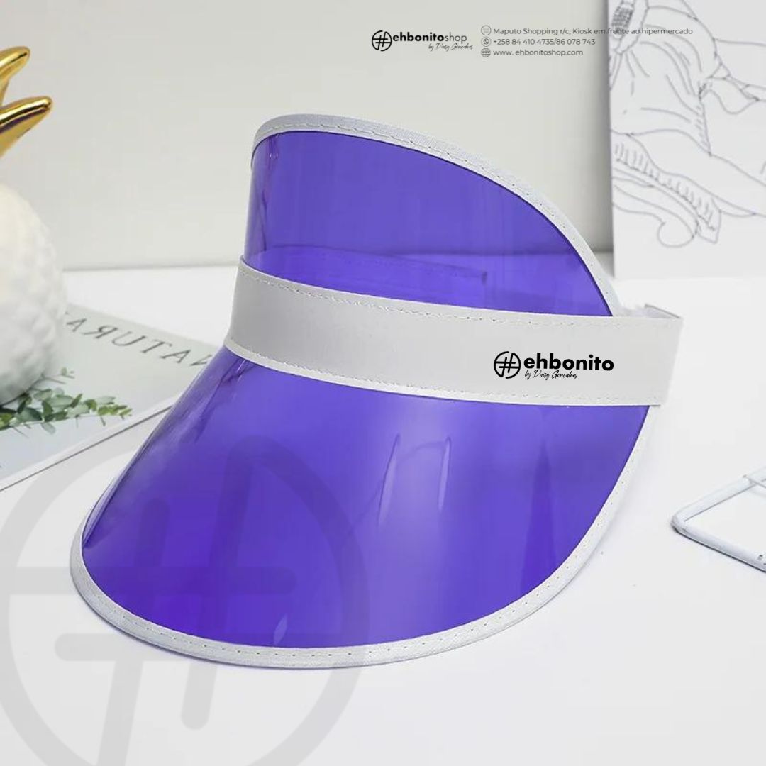 Nani - Chapéu transparente/Visor pvc - EhbonitoshopMoz