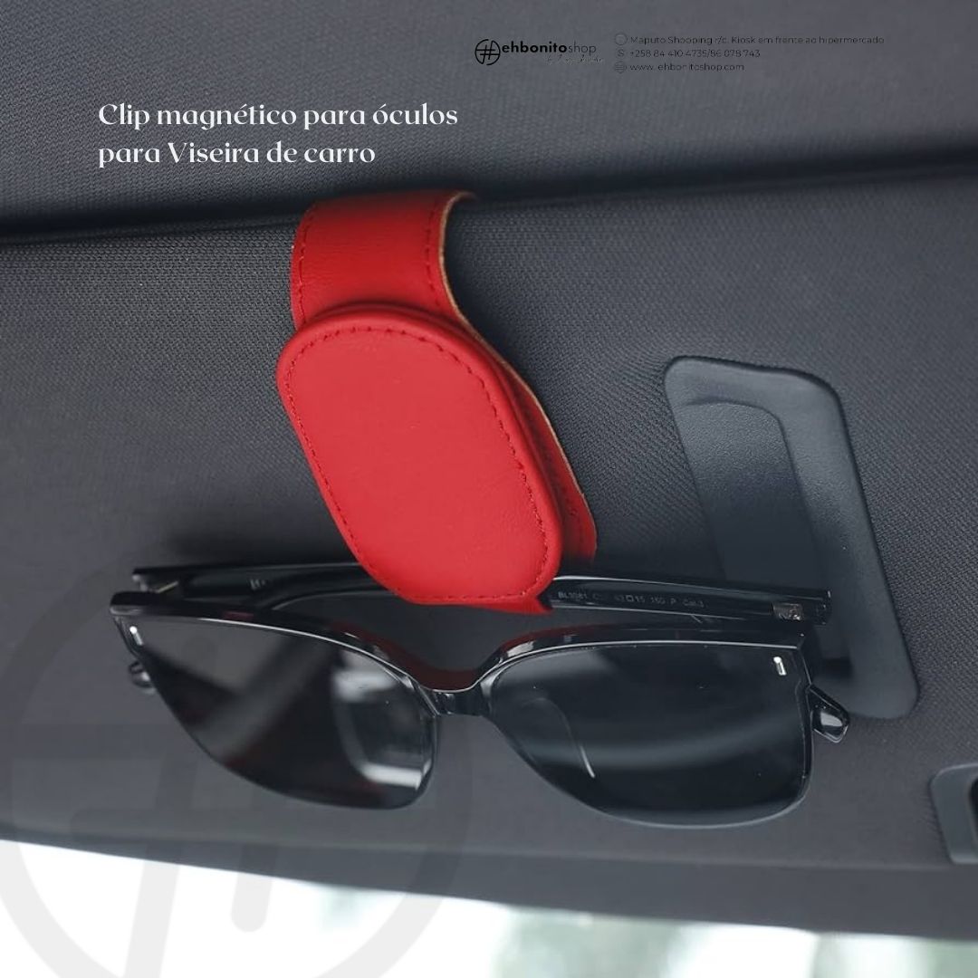 Clip magnético para óculos para Viseira de carro - EhbonitoshopMoz