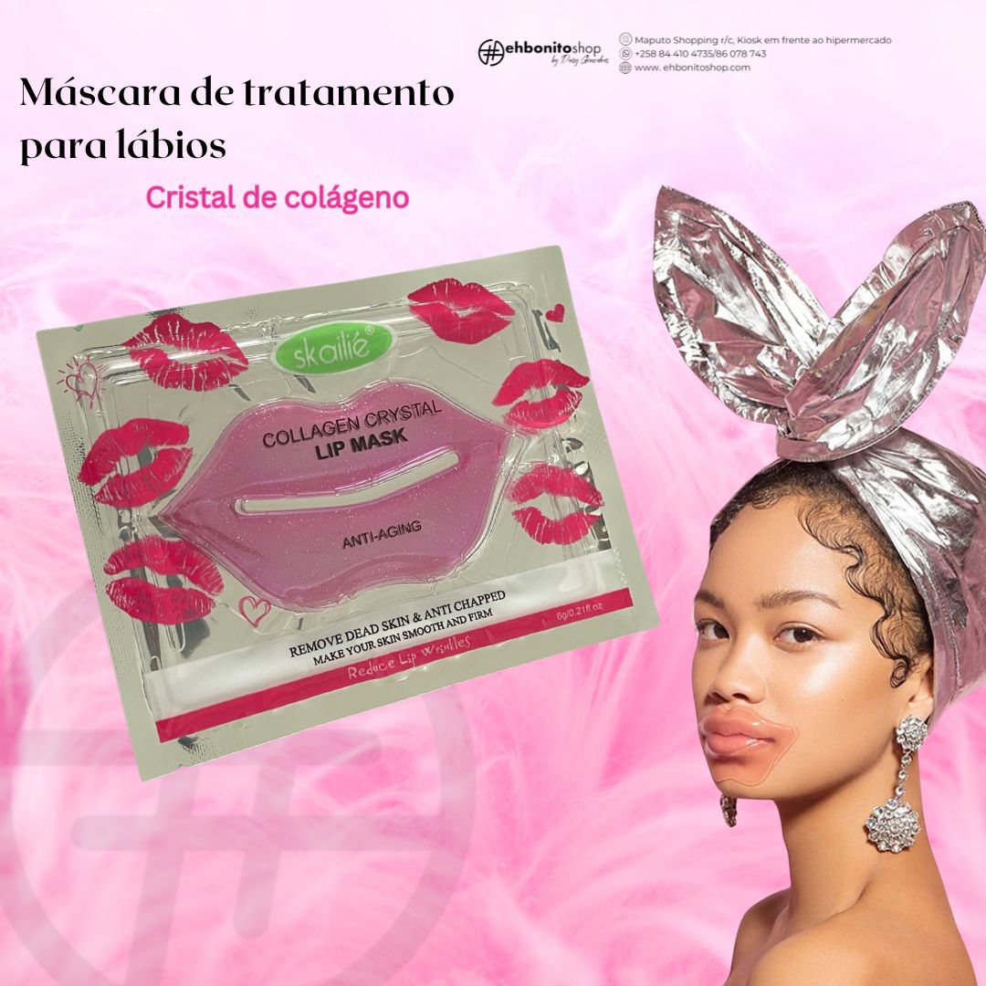 Máscara de lábios Cristal de colágeno - Anti envelhecimento - SKAILIE - EhbonitoshopMoz
