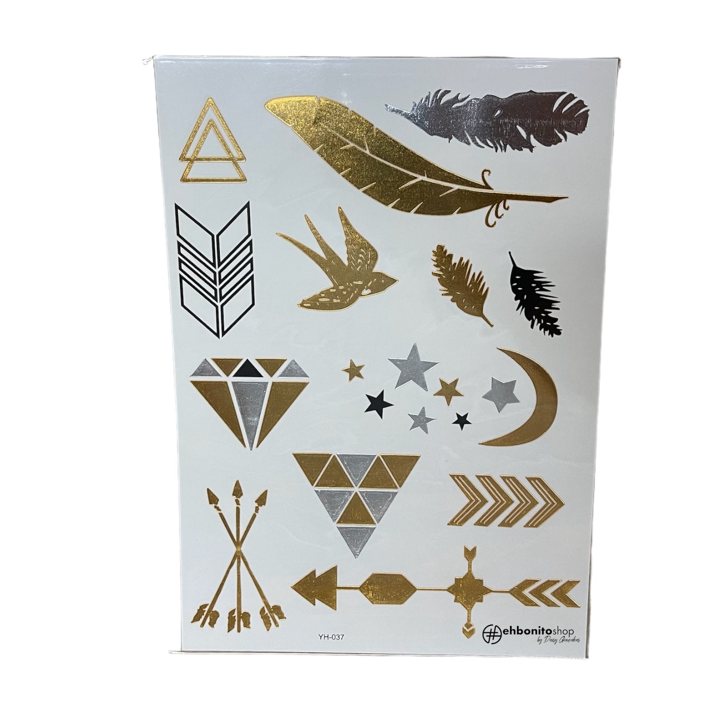 Tatuagem temporária Dourada - EhbonitoshopMoz