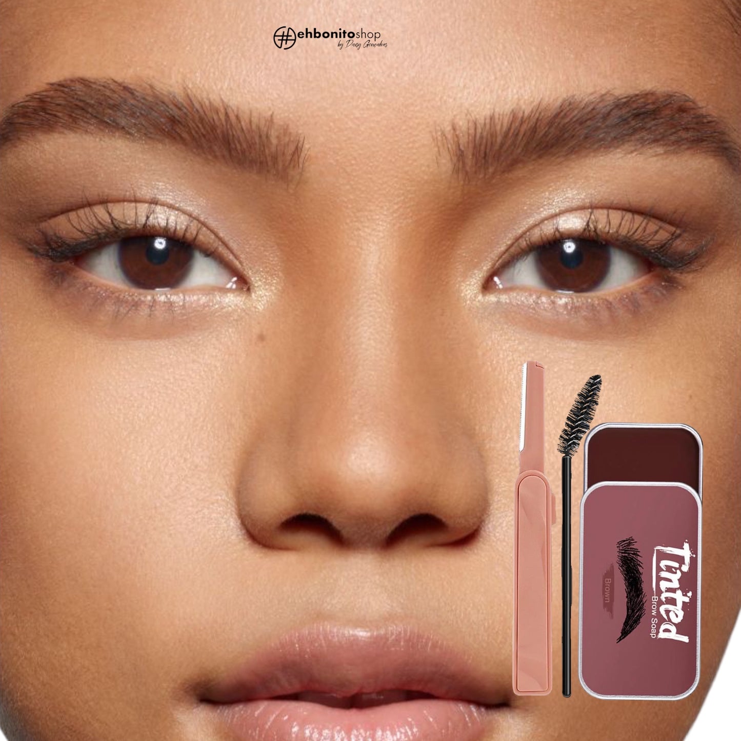 O.TWO.O Cera Modeladora/ sabão de sobrancelha com cor 03 BROWN - EhbonitoshopMoz
