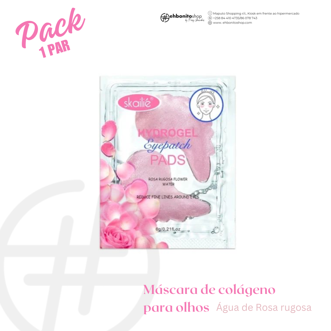 Máscara de Olhos Rosa Rugosa Flower Water -Linhas de expressão e Rugas - SKAILIE - EhbonitoshopMoz