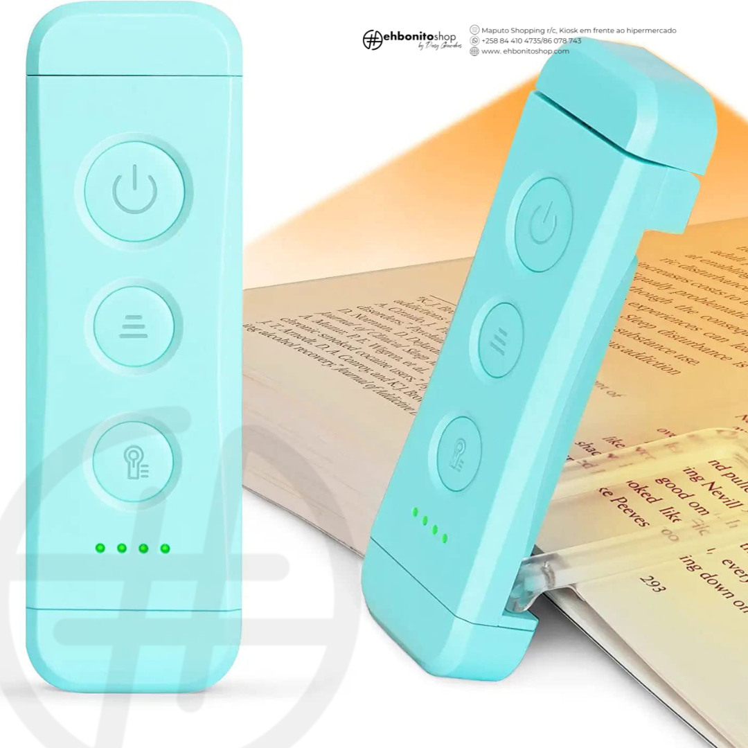 Luz de Leitura LED, 3 modos - Glocusent - EhbonitoshopMoz