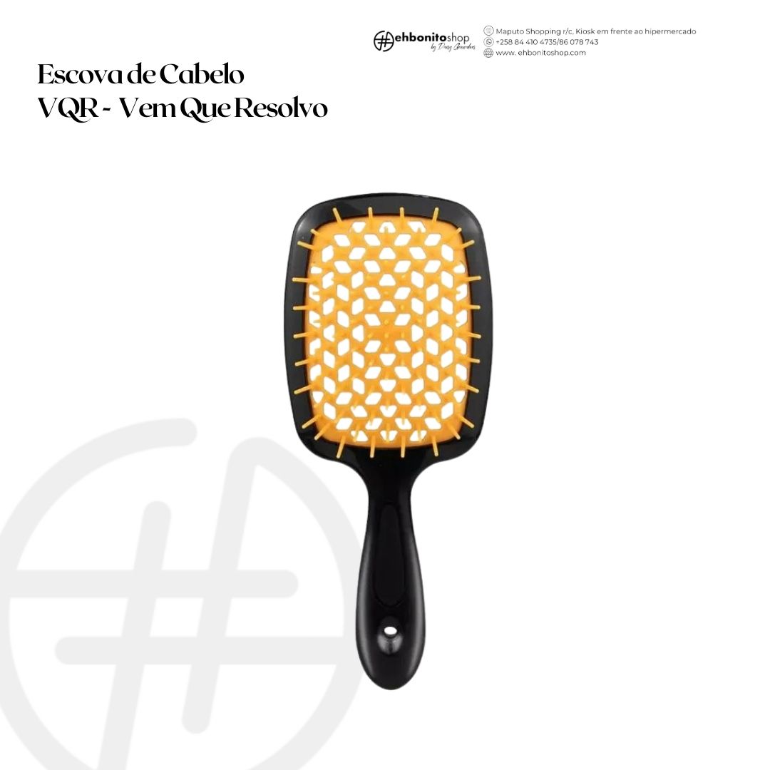 Escova de Cabelo VQR - Vem Que Resolvo - EhbonitoshopMoz