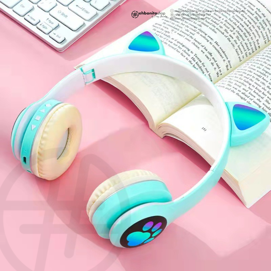 Fones de Ouvido de Gato sem Fio - EhbonitoshopMoz