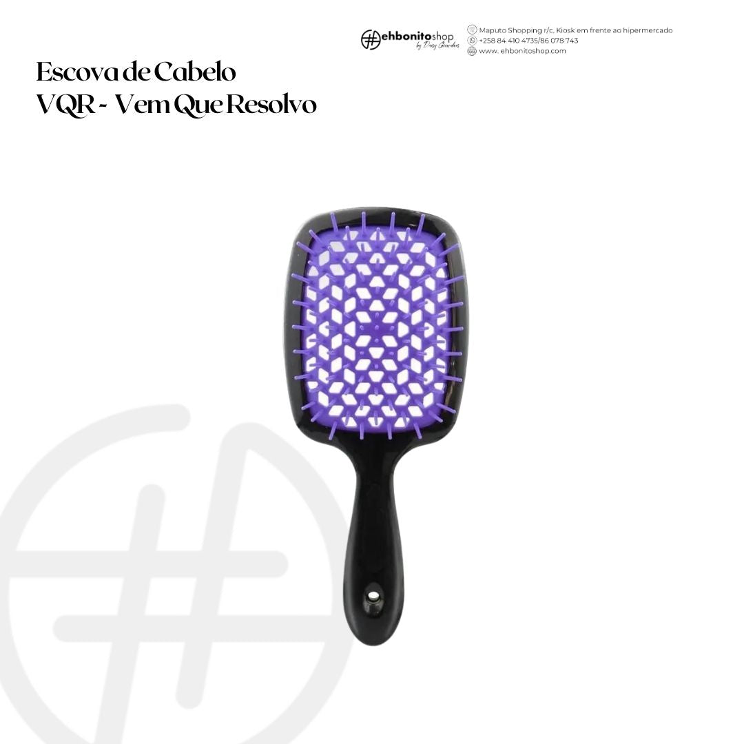 Escova de Cabelo VQR - Vem Que Resolvo - EhbonitoshopMoz