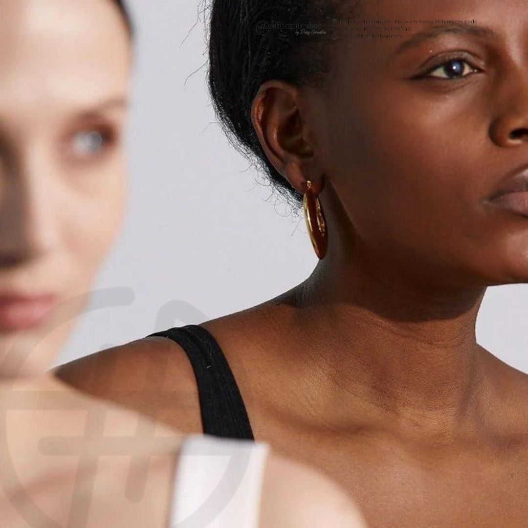 Kaya - Argolas banhado a ouro de 18k - EhbonitoshopMoz