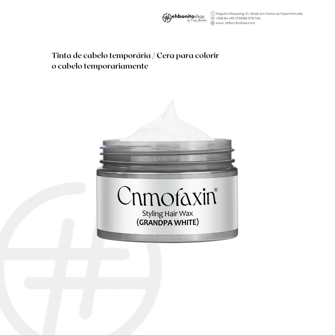 TINTA TEMPORÁRIA DE CABELO EM CREME / CERA PARA COLORIR CABELO TEMPORARIAMENTE - EhbonitoshopMoz