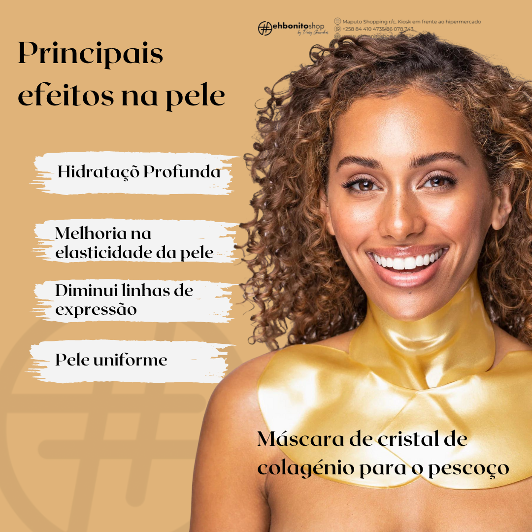Máscara de Cristal de Colagénio para o pescoço - EhbonitoshopMoz
