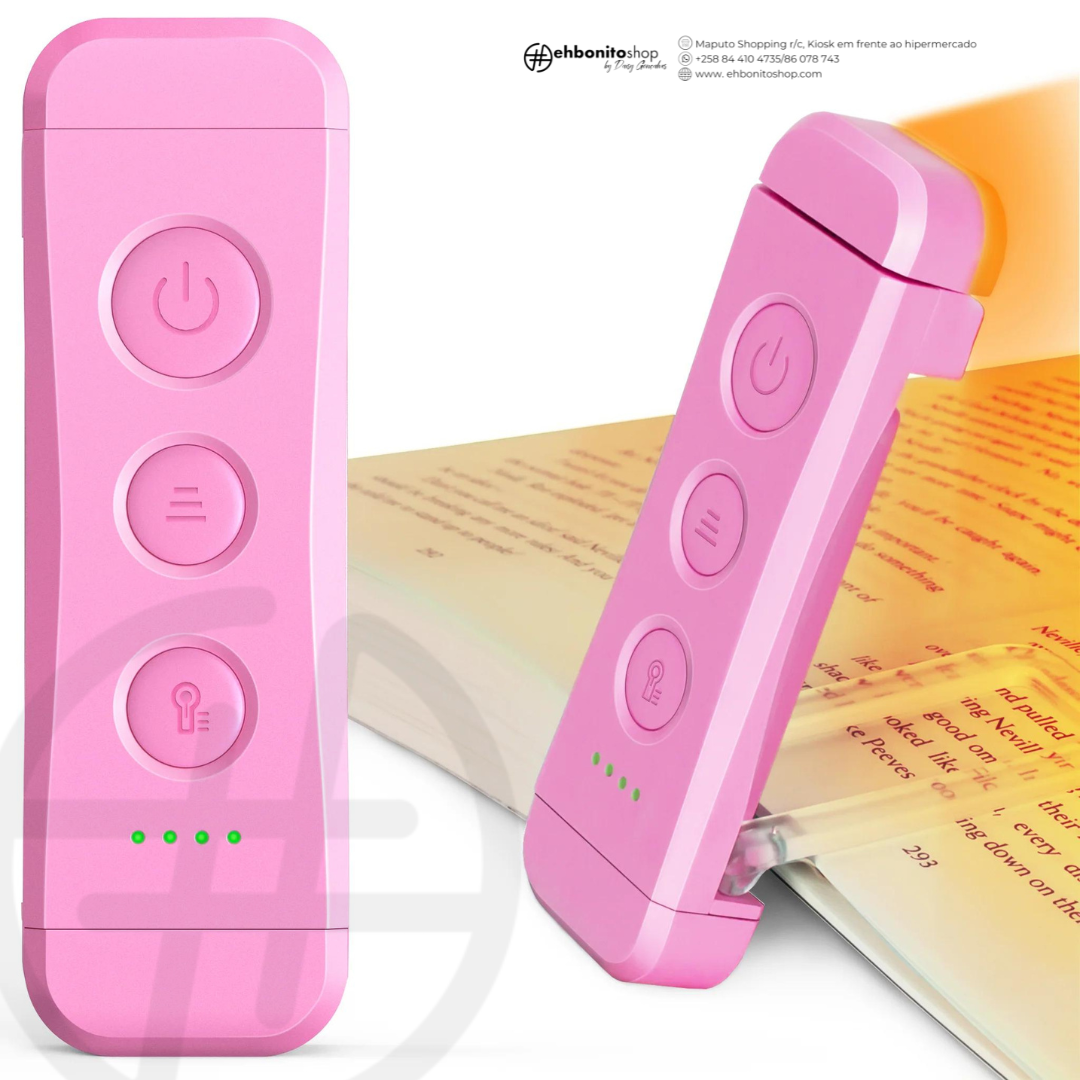 Luz de Leitura LED, 3 modos - Glocusent - EhbonitoshopMoz