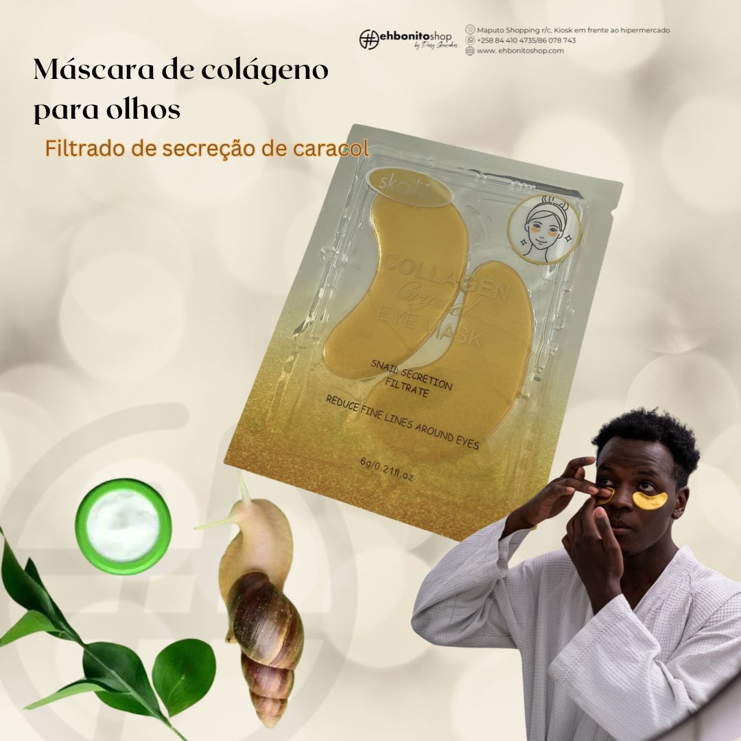 Máscara de Olhos Filtrado de secreção de Caracol - Reduz Linhas finas a volta dos olhos - SKAILIE - EhbonitoshopMoz