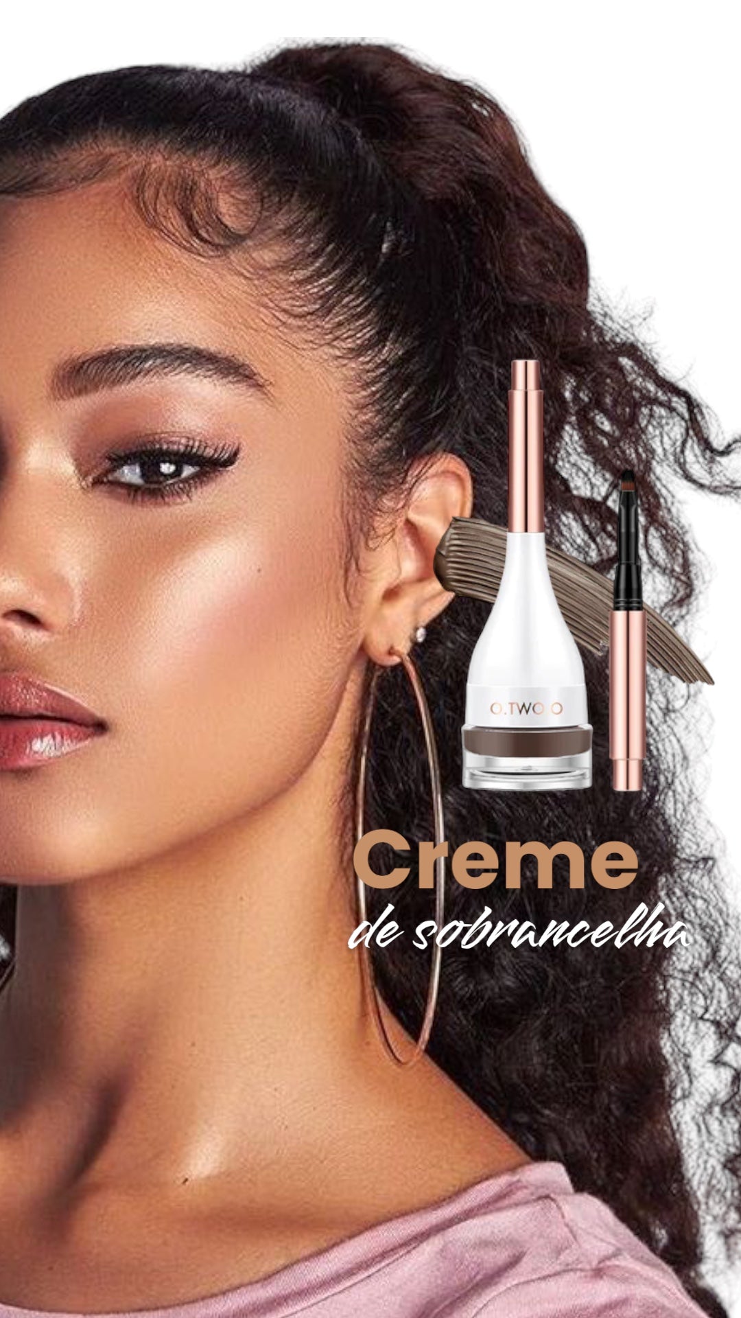O.TWO.O Creme de Sobrancelha - 02 DARK BROWN - EhbonitoshopMoz