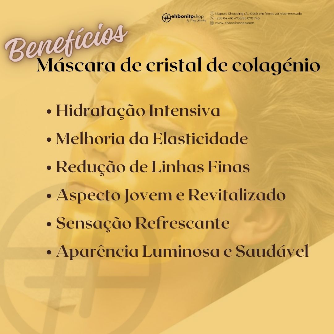 Máscara Facial de Cristal de Colagénio - EhbonitoshopMoz