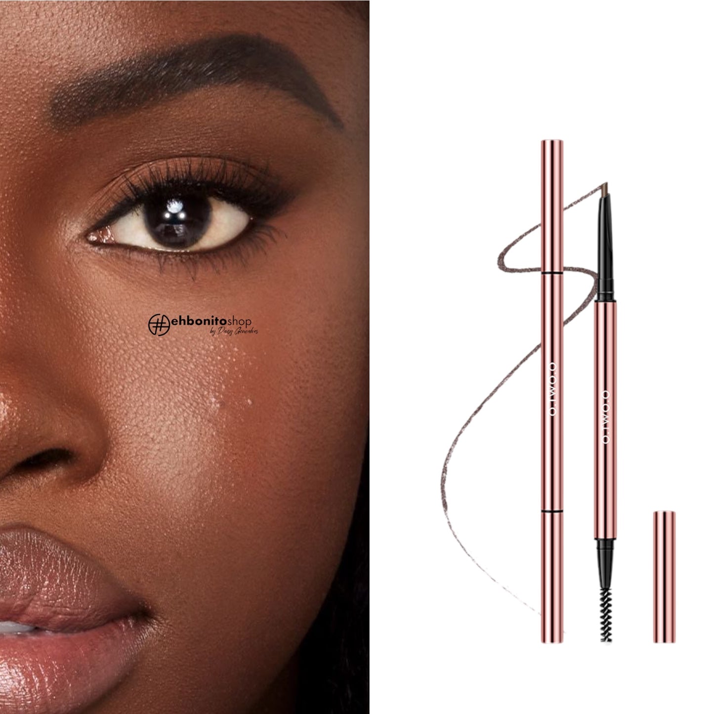 O.TWO.O Lápis de Sobrancelha 2 em 1 - 06 DARK BROWN - EhbonitoshopMoz