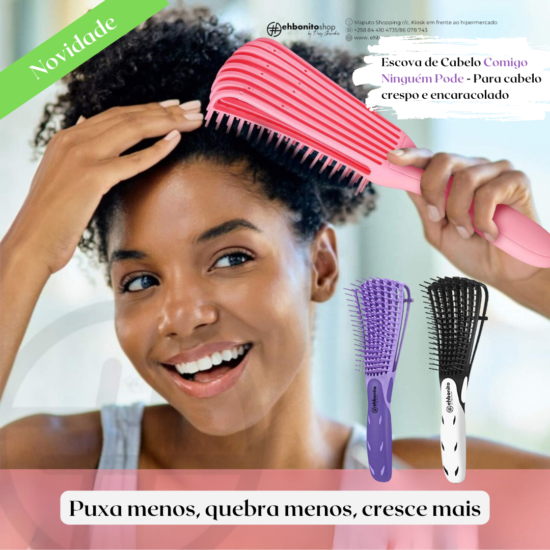 ESCOVA DE CABELO COMIGO NINGUÉM PODE - EhbonitoshopMoz