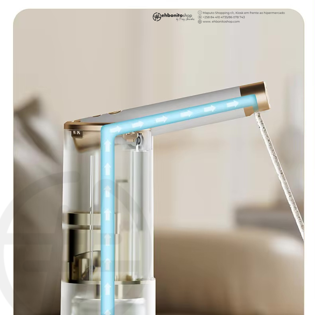 Dispensador de Água, Bomba de Água eletrica, Portátil e Dobrável com Carregamento USB, Ideal para Camping, Cozinha, Escritório e Piqueniques - EhbonitoshopMoz