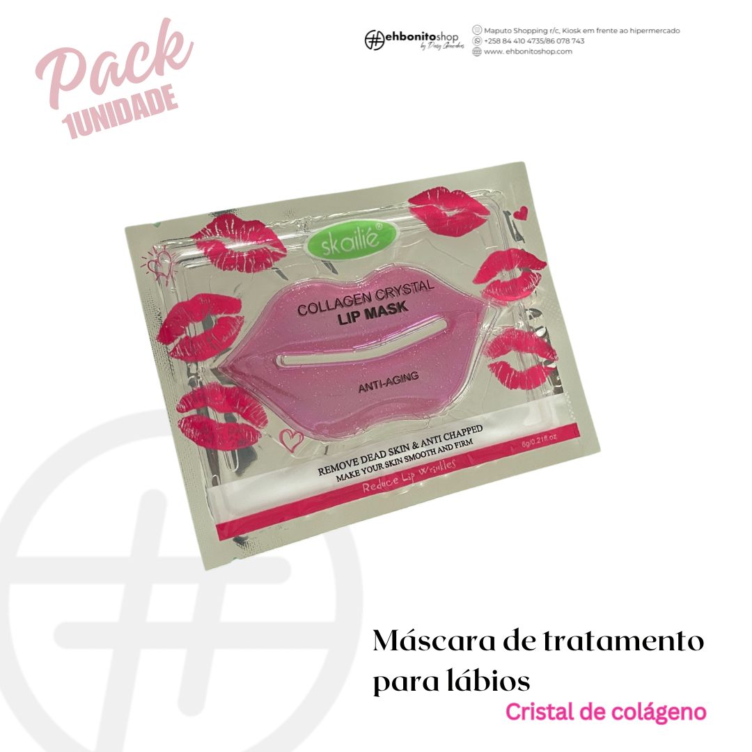 Máscara de lábios Cristal de colágeno - Anti envelhecimento - SKAILIE - EhbonitoshopMoz