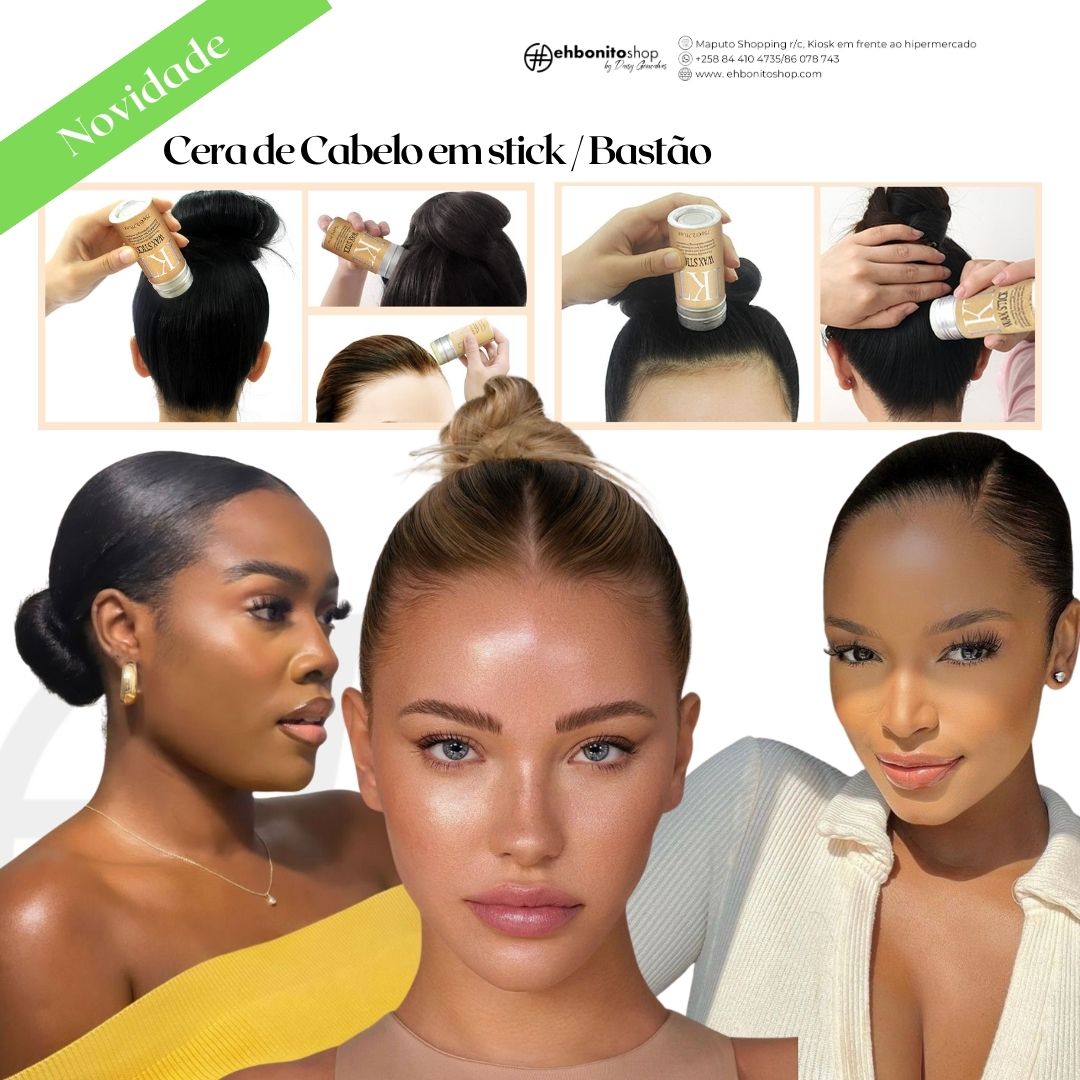 Cera de Cabelo em Stick ou bastão - EhbonitoshopMoz