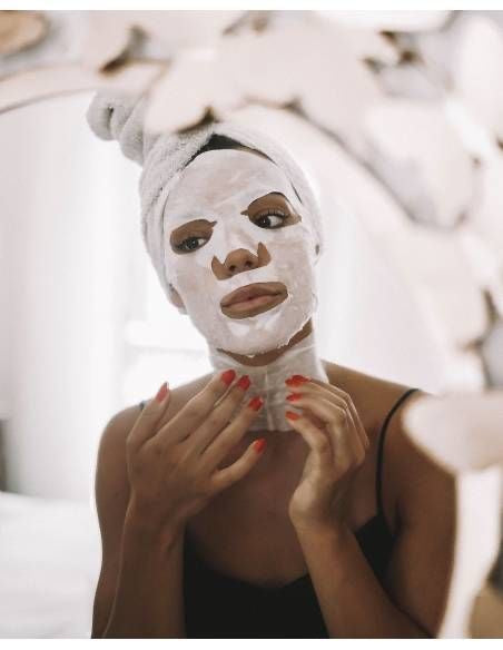 Máscara Facial em folha de Laranja Vitamina C - EhbonitoshopMoz