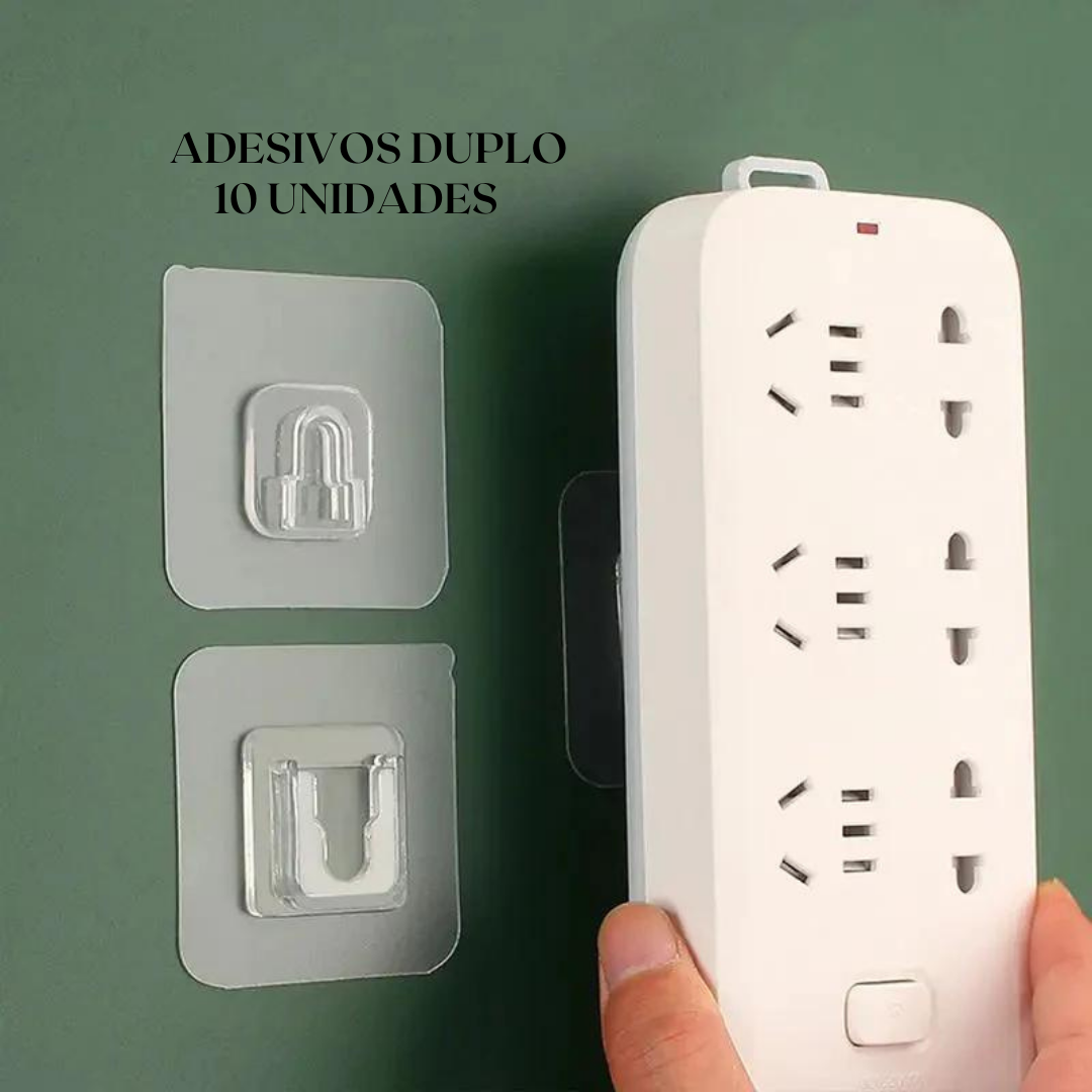 Adesivo duplo pendurador - Não fure mais paredes - EhbonitoshopMoz