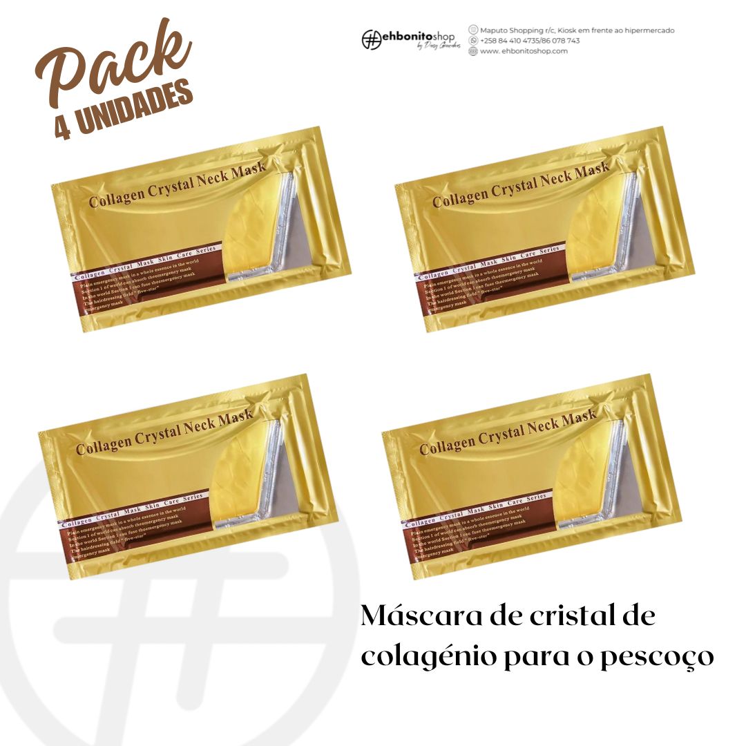 Máscara de Cristal de Colagénio para o pescoço - EhbonitoshopMoz