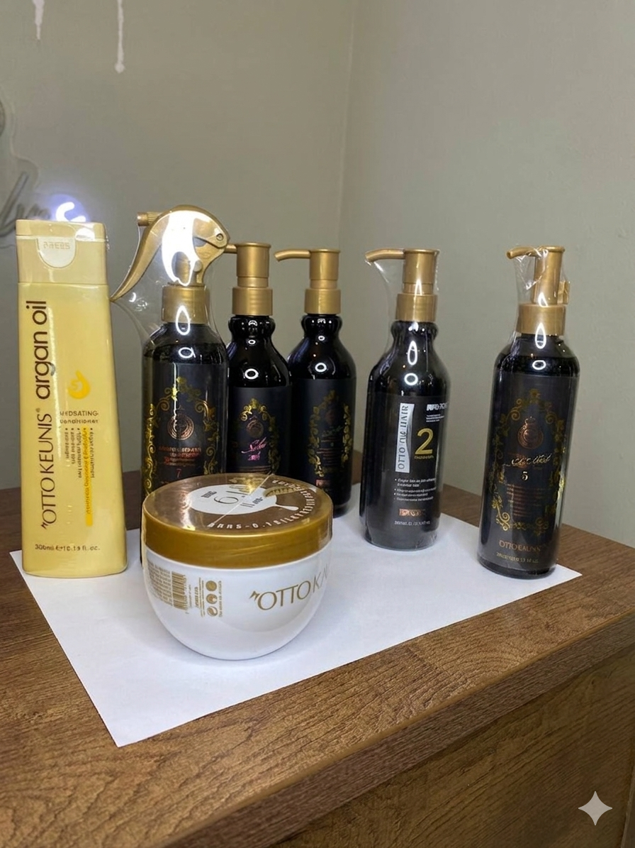 Kit completo queratina premium + Ottokeunis