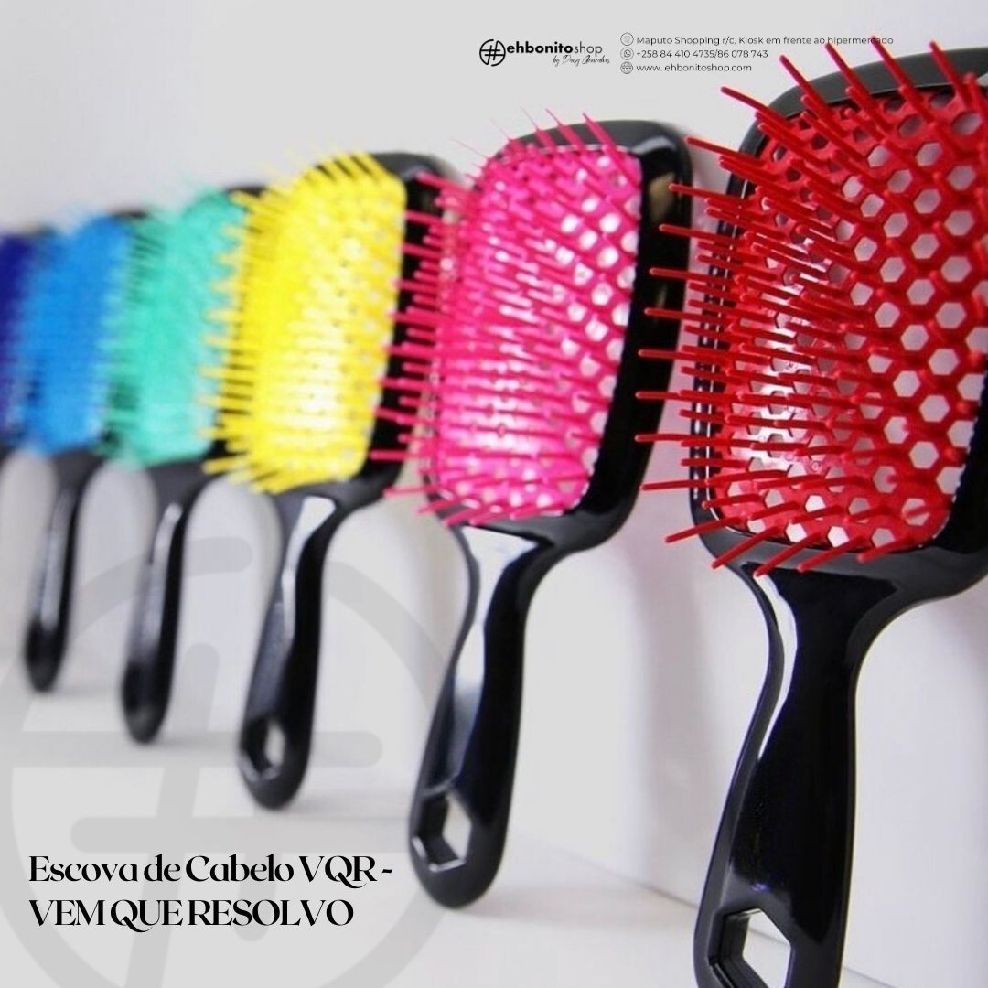 Escova de Cabelo VQR - Vem Que Resolvo - EhbonitoshopMoz