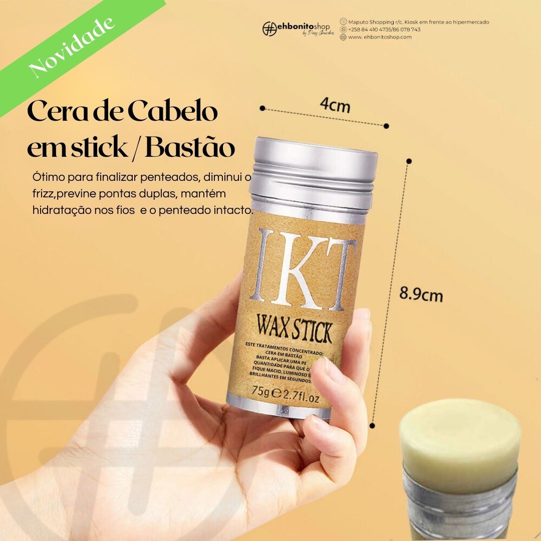 Cera de Cabelo em Stick ou bastão - EhbonitoshopMoz