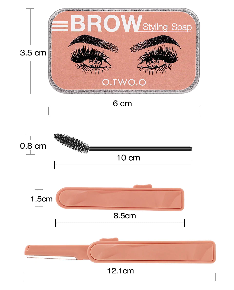 O.TWO.O Cera Modeladora / Sabão de sobrancelha Transparente - k - EhbonitoshopMoz
