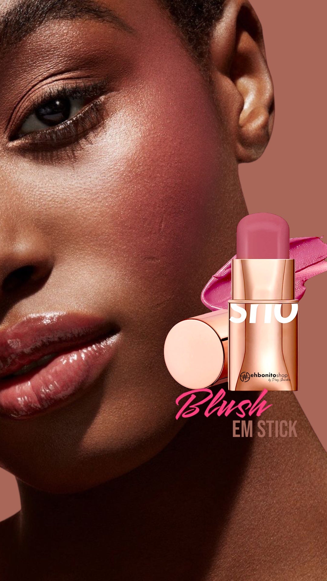 O.TWO.O Bounce Blush 3 em 1 - Cor 01 Youthful - EhbonitoshopMoz