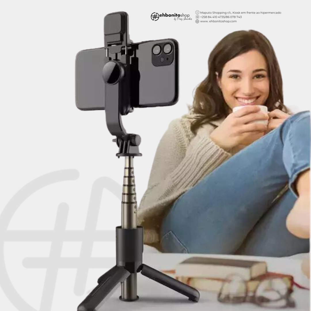 Selfie Stick Tripod Modelo R1S 3 em 1