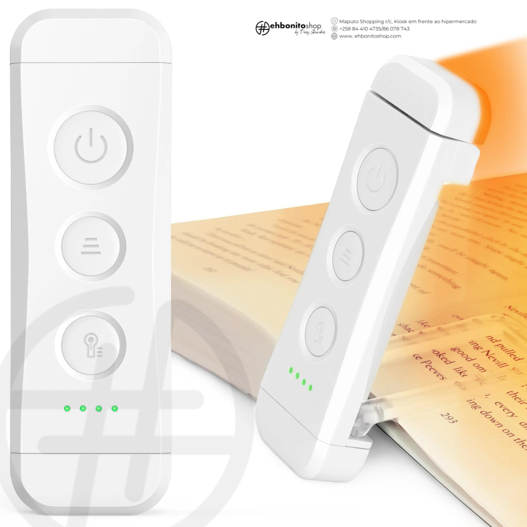 Luz de Leitura LED, 3 modos - Glocusent - EhbonitoshopMoz