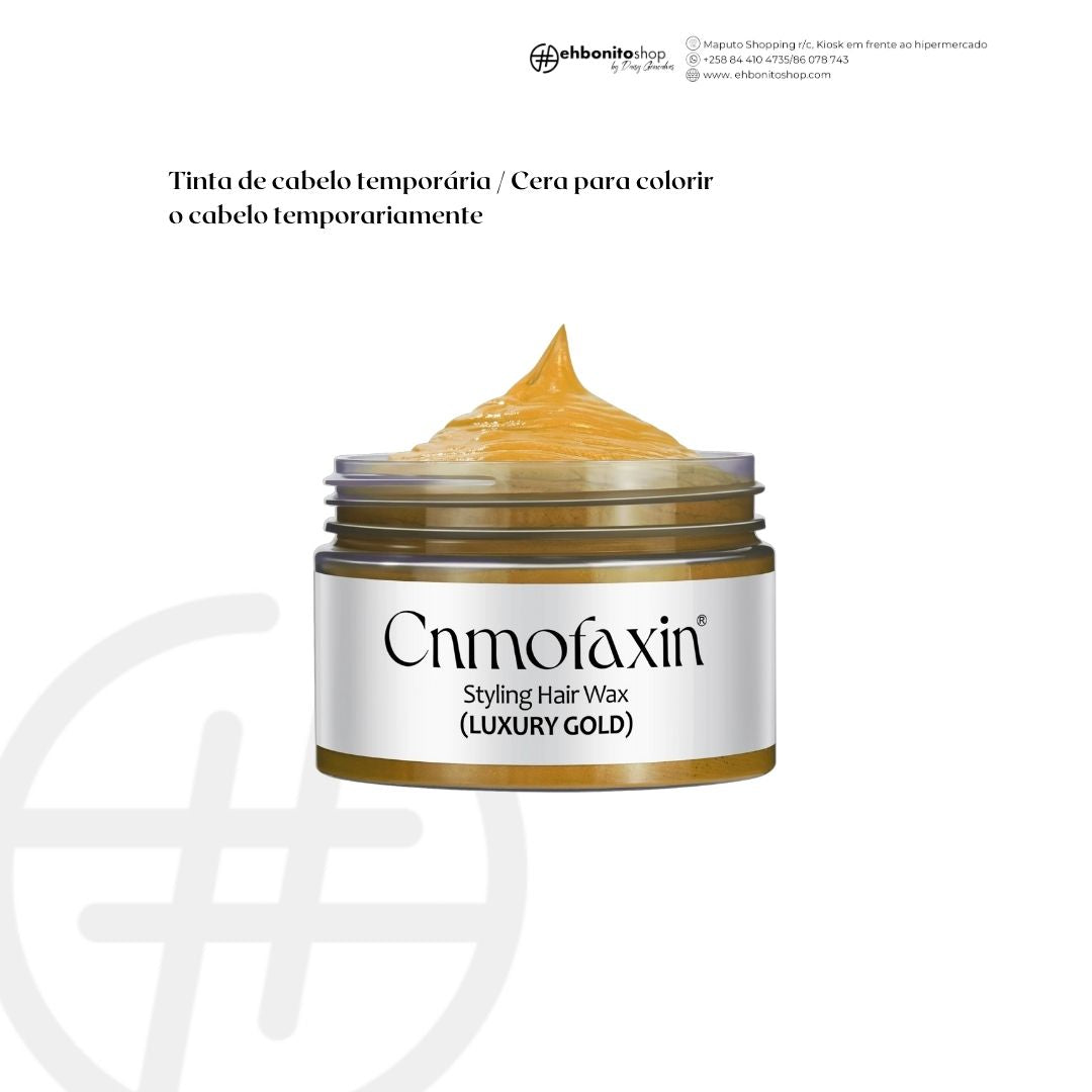 TINTA TEMPORÁRIA DE CABELO EM CREME / CERA PARA COLORIR CABELO TEMPORARIAMENTE - EhbonitoshopMoz