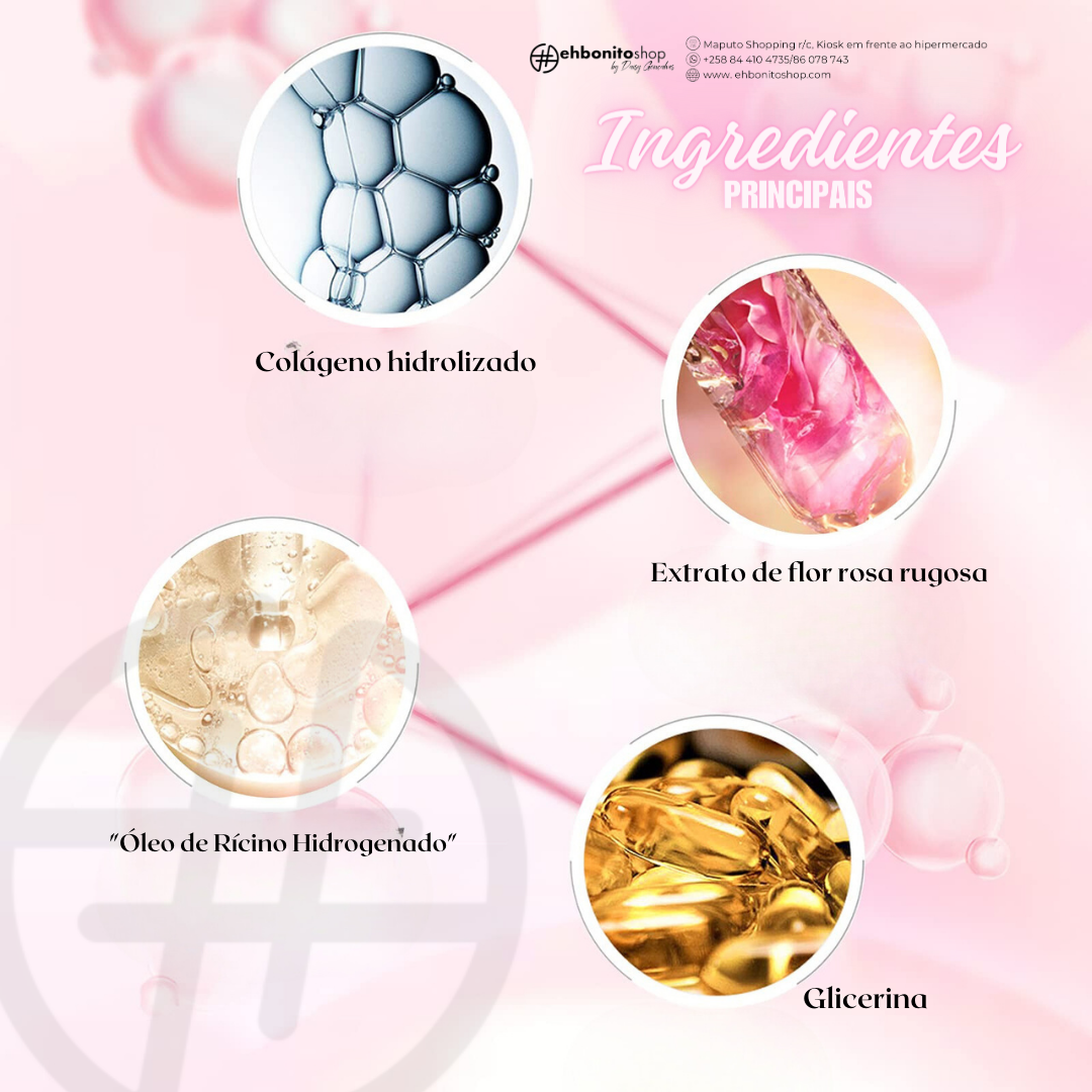 Máscara de Olhos Rosa Rugosa Flower Water -Linhas de expressão e Rugas - SKAILIE - EhbonitoshopMoz