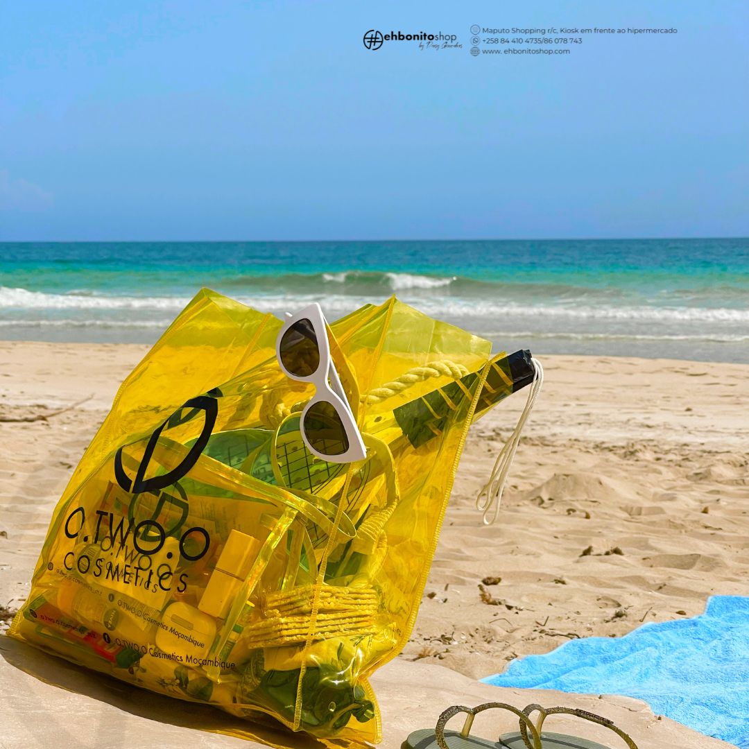 Bolsa de Praia transparente PVC, Beach Bag O.TWO.O - k - EhbonitoshopMoz