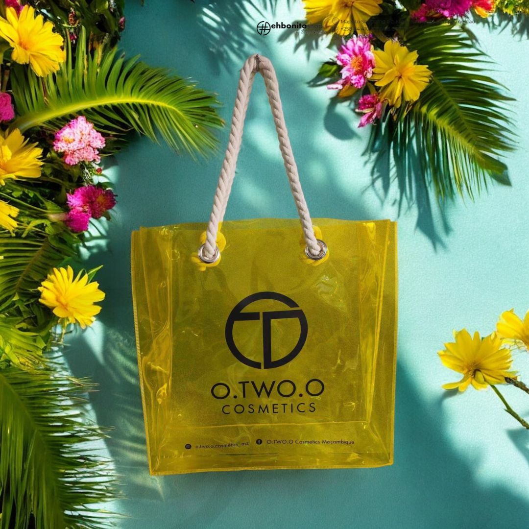 Bolsa de Praia transparente PVC, Beach Bag O.TWO.O - k - EhbonitoshopMoz