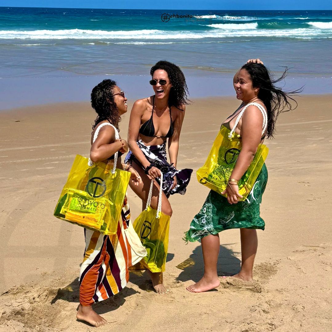 Bolsa de Praia transparente PVC, Beach Bag O.TWO.O - k - EhbonitoshopMoz