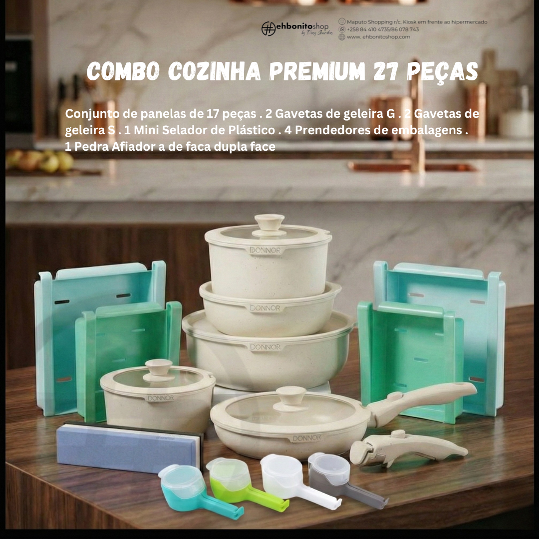 COMBO Cozinha Premium - 27 peças