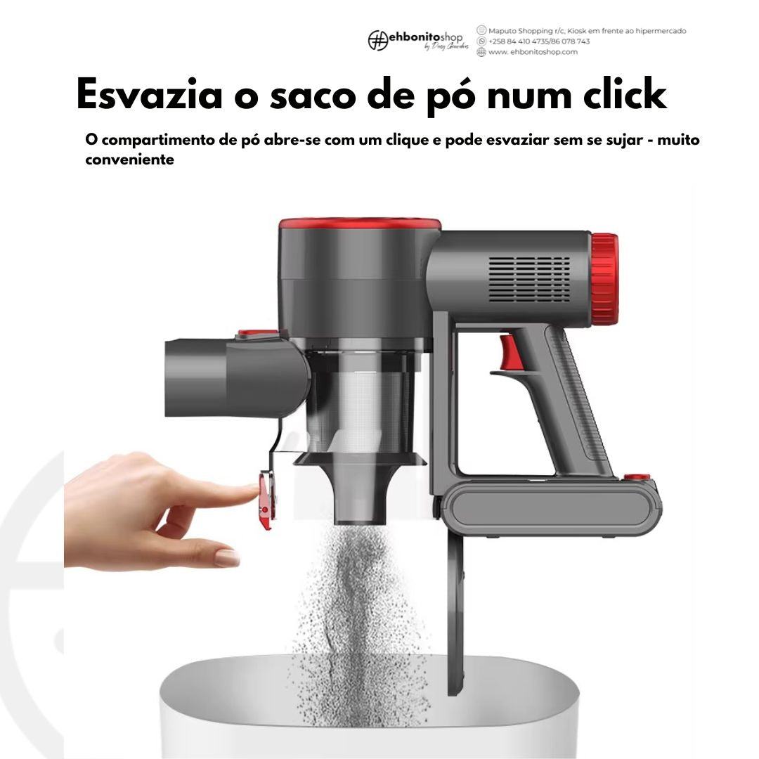 PRE VENDA-Aspirador e MOP sem fio 2 em 1