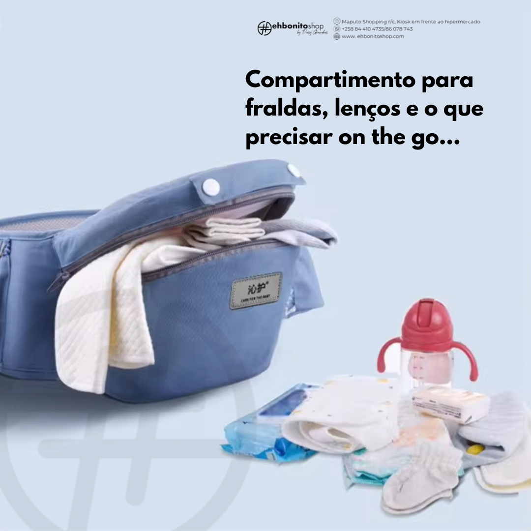 Base de Canguru Ergonómico com Fita de Segurança