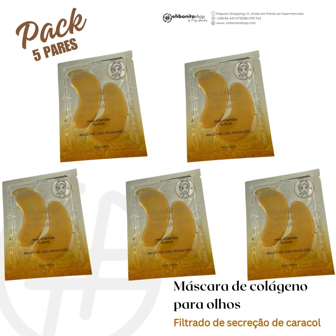 Máscara de Olhos Filtrado de secreção de Caracol - Reduz Linhas finas a volta dos olhos - SKAILIE - EhbonitoshopMoz