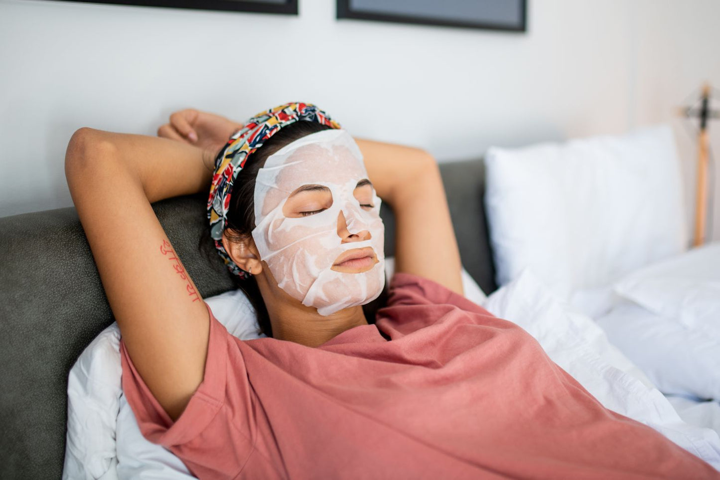 Máscara Facial em folha de Chá Verde - EhbonitoshopMoz