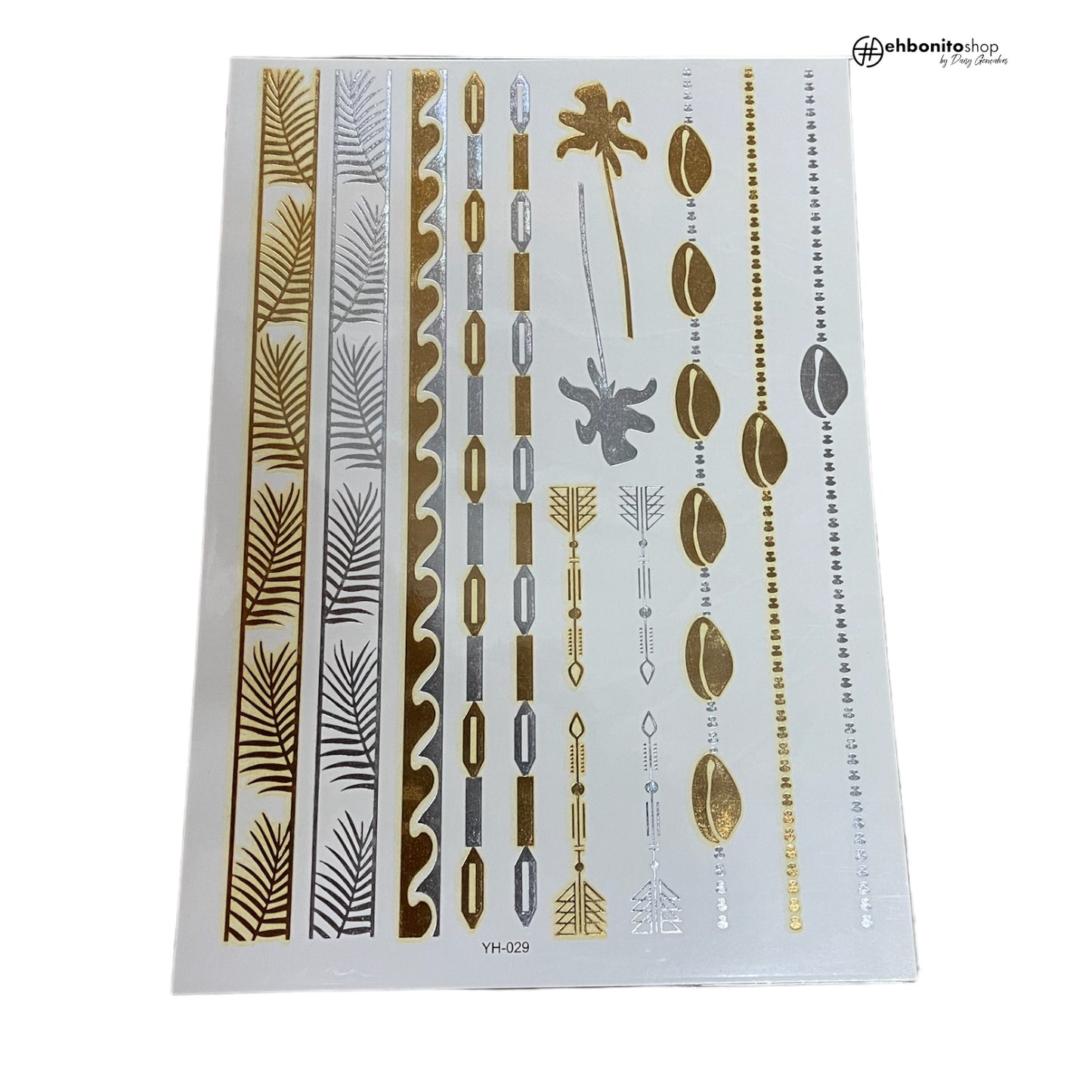 Tatuagem temporária Dourada - EhbonitoshopMoz