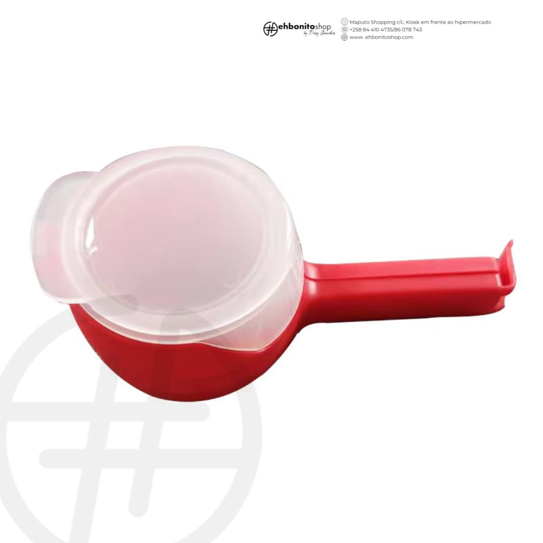 Conjunto de 4 Prendedores de Saco com Bico Vertedor, Prendedores para Sacos de Lanches com Tampa de Despejo, Seladores Reutilizáveis de Plástico para Alimentos - EhbonitoshopMoz